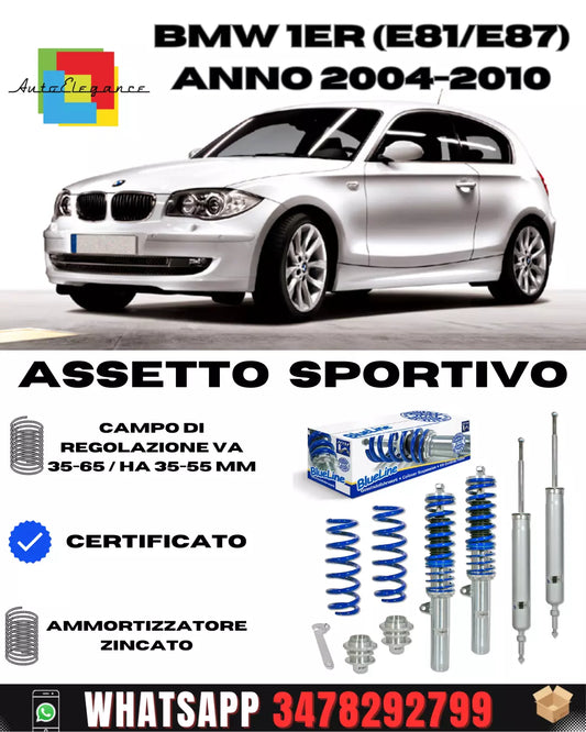 Assetto sportivo per BMW E81 E87 Serie 1
