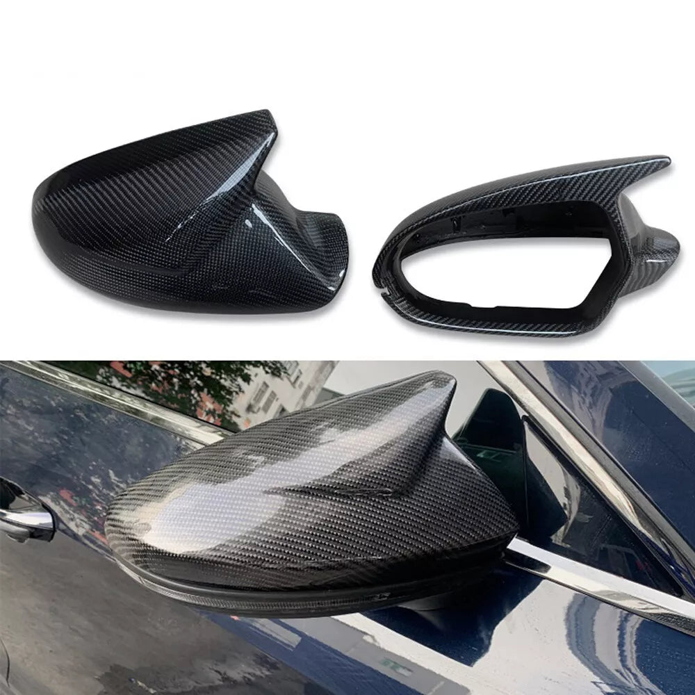 Calotte specchietti retrovisori esterni in vero carbonio per Audi C7 A6 S6 A6L RS6 12-18
