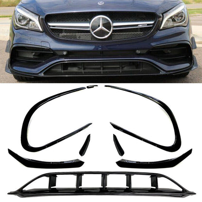 Adatto per MERCEDES C117 CLASSE CLA SPOILER ANTERIORE LIFTING SPOILER ANTERIORE