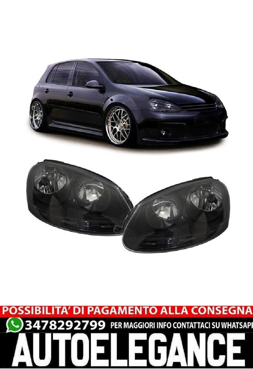 Black GTI Headlights for VW Golf 5