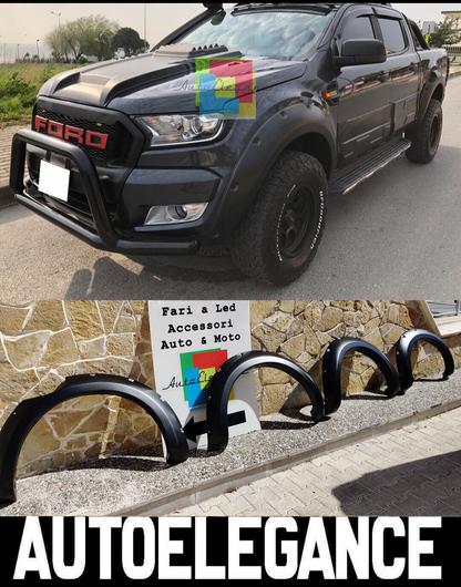FENDER EXTENSIONS SUITABLE FOR FORD RANGER T6 T7 T8 2012-2020