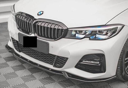 🔥ART.0562 SPLITTER PER BMW 3 G20 G21 MSPORT 2018-2022 NERO LUCIDO LOOK SPORT🔥