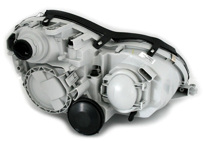 Chrome headlights set for Mercedes W203 C-Class by EAGLE EYES 