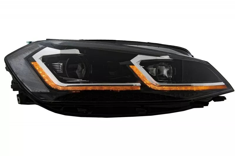 😍Griglia per VW Golf 7.5 Facelift 2017+ GTI Look RHD Fari LED Luci Dinamiche😍