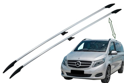 Mancorrenti sul tetto per Mercedes V W447 14+ passo corto SWB in alluminio