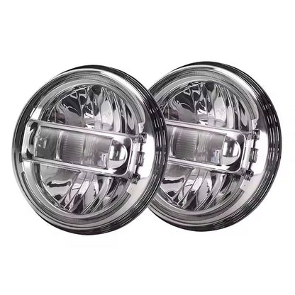 🔥Coppia Fari LED 7" Argento E24 – Volkswagen Golf MK2🔥