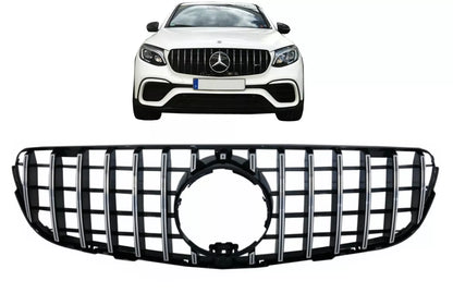 ⭐Calandre pour Mercedes GLC X253 C253 15-18 GT R Panamericana Look Chrome⭐