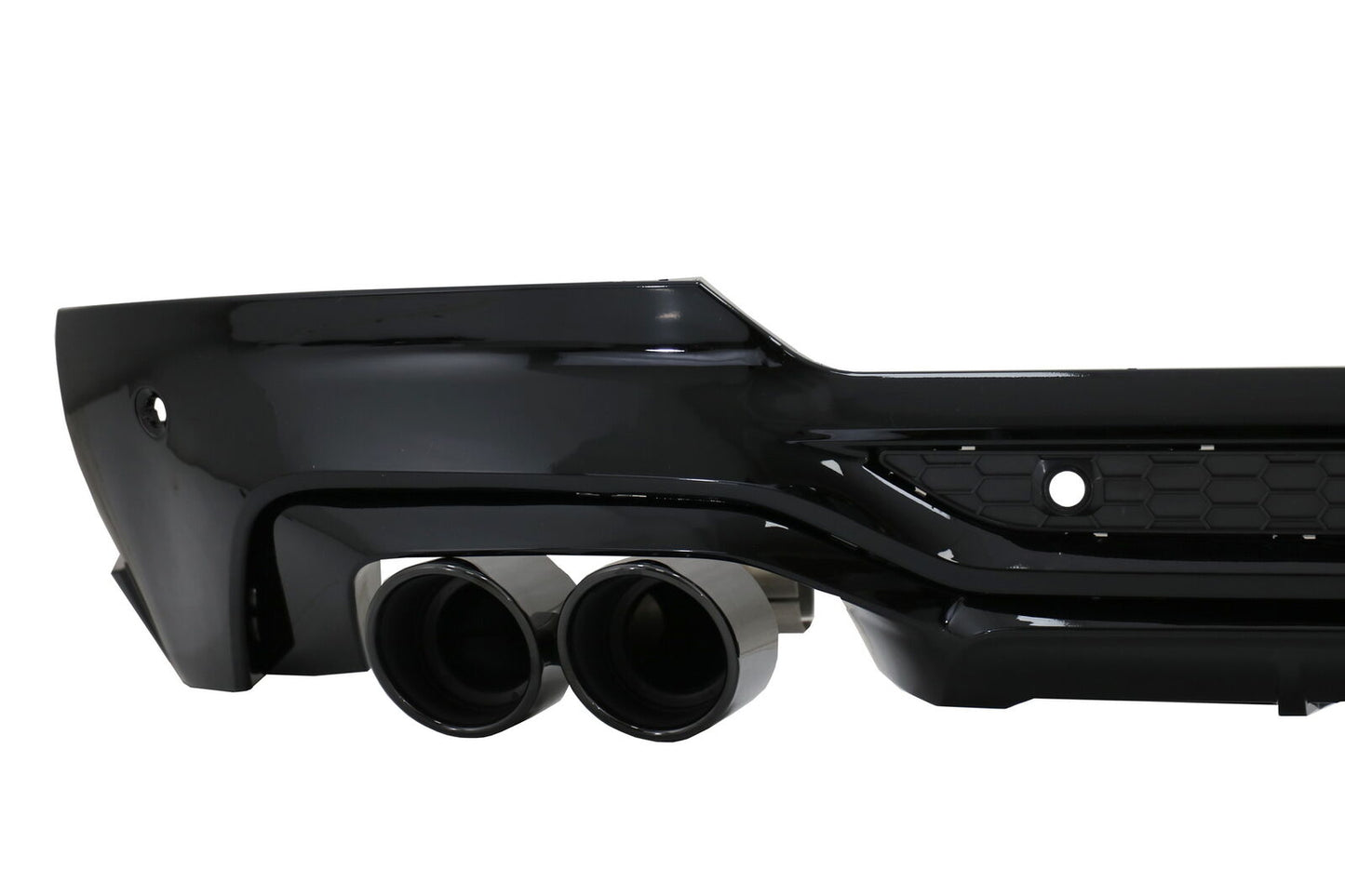 Punte scarico doppia uscita diffusore paraurti per BMW X4 G02 18+ M Sport