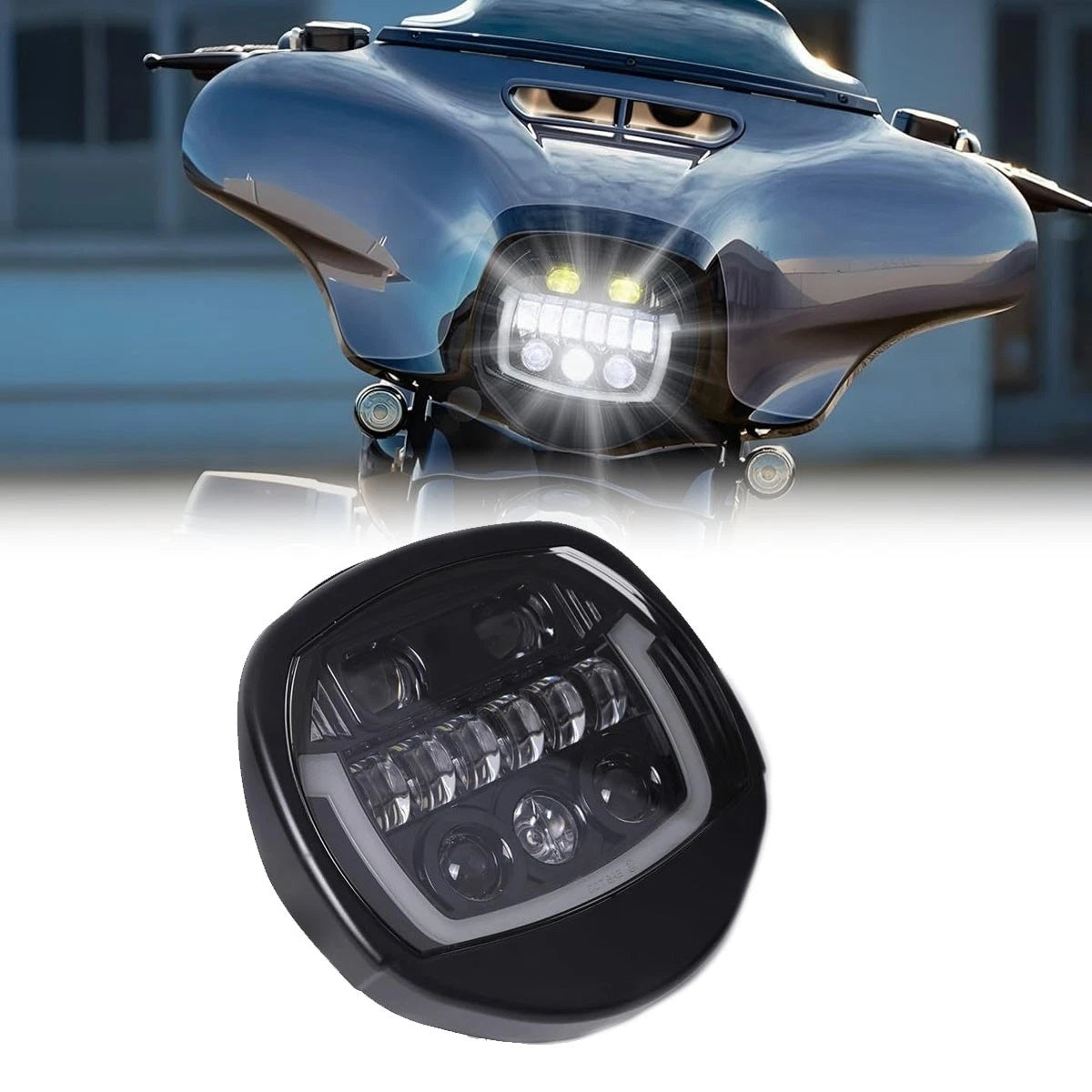 🔥Fari LED DRL + Fendinebbia + Abbaglianti – Harley-Davidson Street Glide🔥