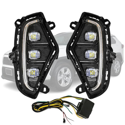 🔥Faro LED con Svolta + DRL + Fendinebbia – Toyota RAV4 (2019–2022)🔥