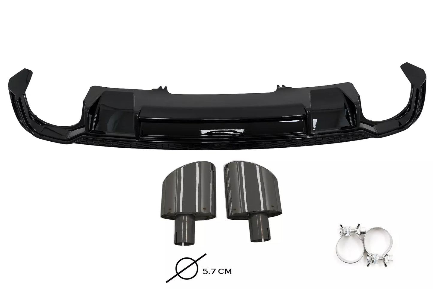 😍Difusor para Audi A4 B9 8W 2016-2018 Sedan Avant Silenciador Parachoques S L😍