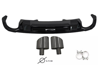 😍Difusor para Audi A4 B9 8W 2016-2018 Sedan Avant Silenciador Parachoques S L😍