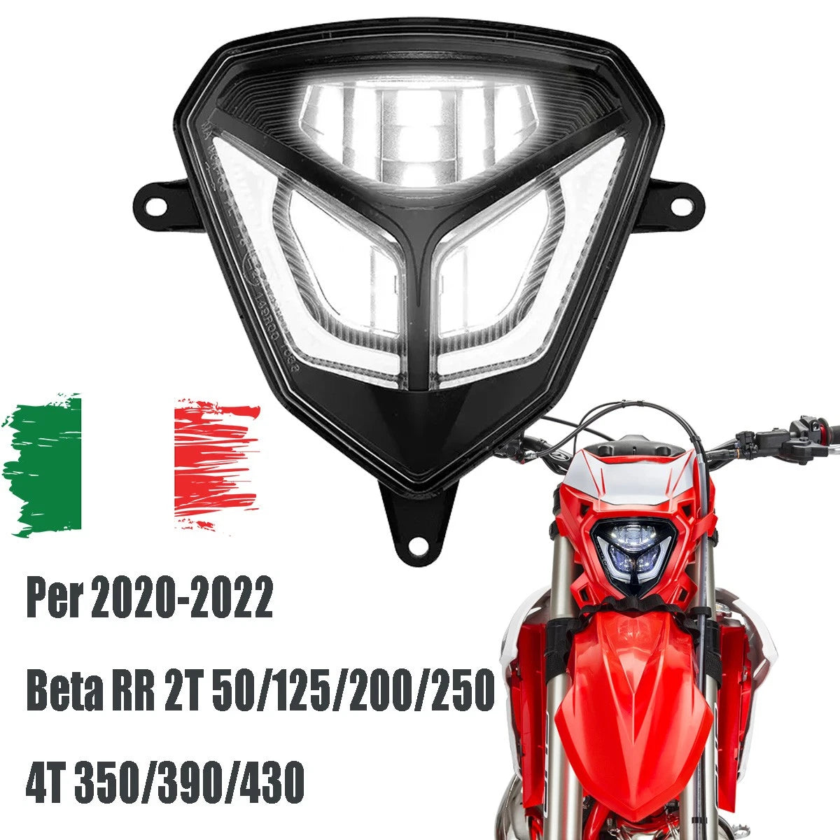 🔥Faro LED E24 DRL – Beta RR 2T / 4T (2020–2022)🔥