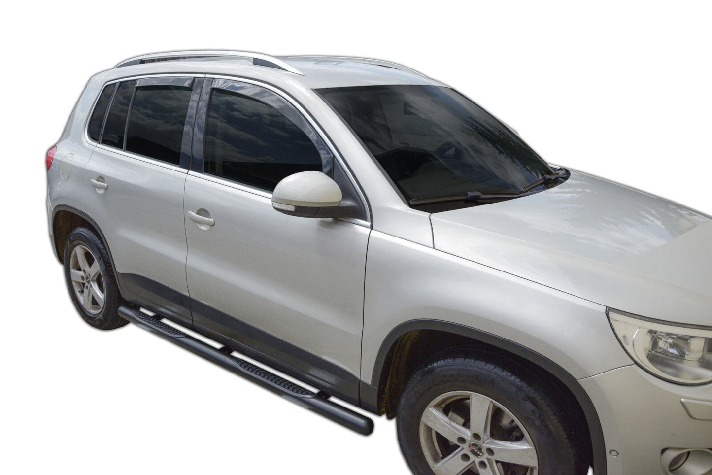 🔥ART.8585 BARRE LATERALI PEDANE INOX ADATTO PER VW TIGUAN 2007-2015🔥