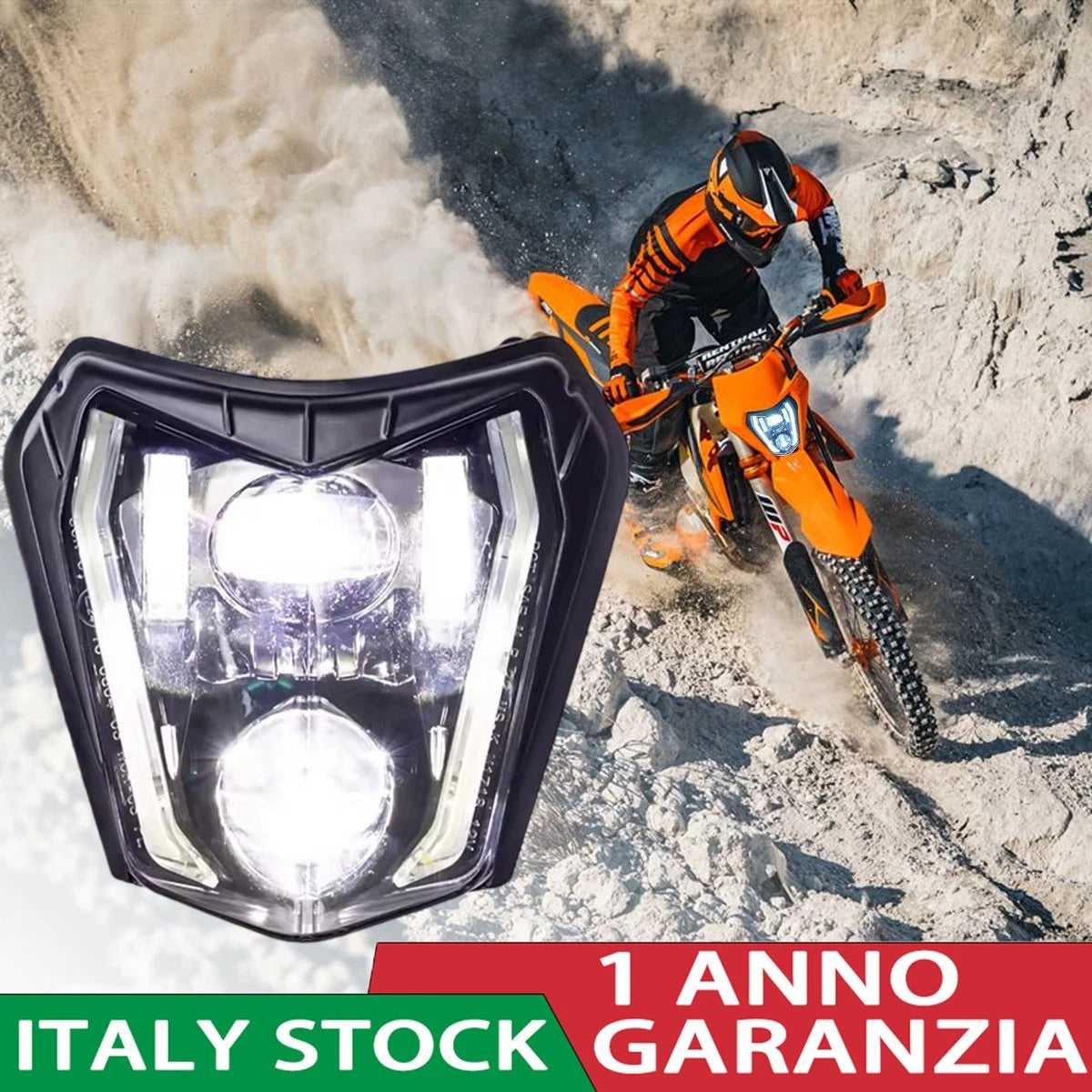 🔥Faro LED E24 Plug&Play – KTM EXC / XC-W 250–350 (2017–2021)🔥
