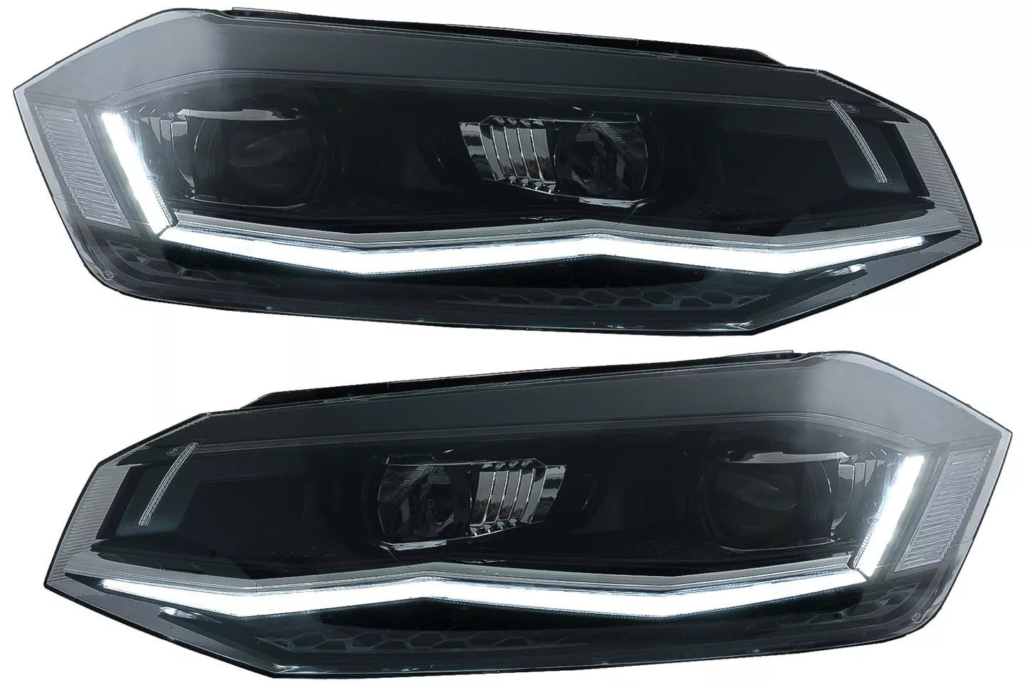⭐Fari LED per VW Polo AW MK6 2018-2020 Dynamic Sequenziale Segnale Luci⭐