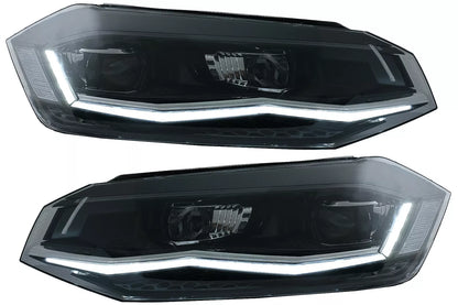 ⭐Fari LED per VW Polo AW MK6 2018-2020 Dynamic Sequenziale Segnale Luci⭐