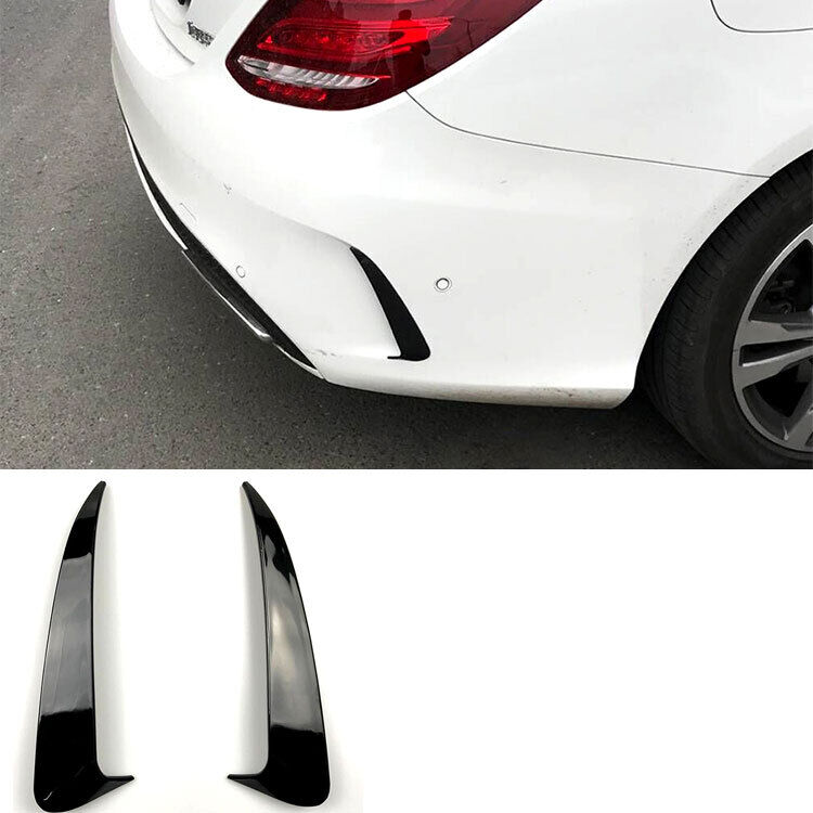 SUITABLE FOR MERCEDES S205 MODEL T AMG OPTIC FLICS AERO FLAPS BLACK 