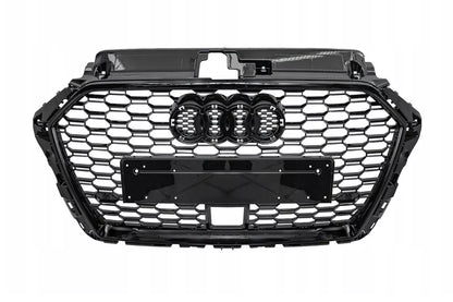 😍AUDI A3 8V 2017-2020 CALANDRE / GRILLE NOIR RS3 STYLE ACC RADAR😍