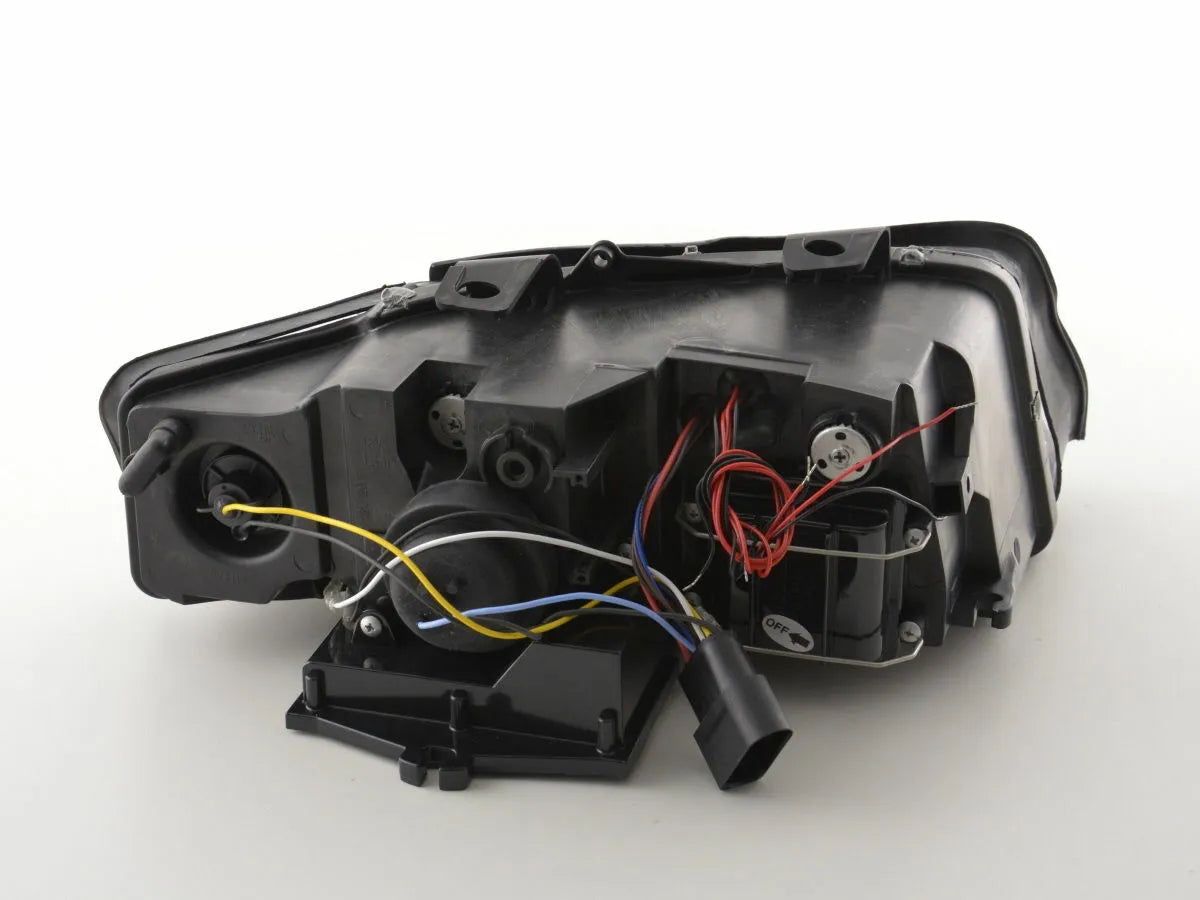 ANGEL EYES FARI PER AUDI A4 8E B6 01-04 LED LUCE DI POSIZIONE NERO