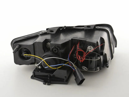 ANGEL EYES FARI PER AUDI A4 8E B6 01-04 LED LUCE DI POSIZIONE NERO