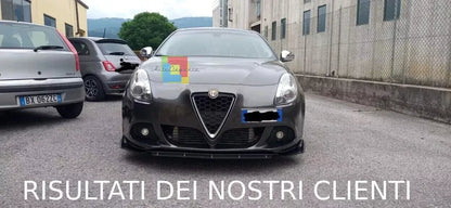 🔥0037 Splitter adatto per alfa romeo giulietta NERO LUCIDO LOOK RS LAMA🔥