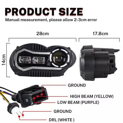 🔥Faro LED E24 – BMW R1200GS / R1200GS Adventure🔥