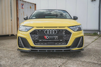 💕Splitter adatto per AUDI A1 S-LINE GB nero lucido 💕