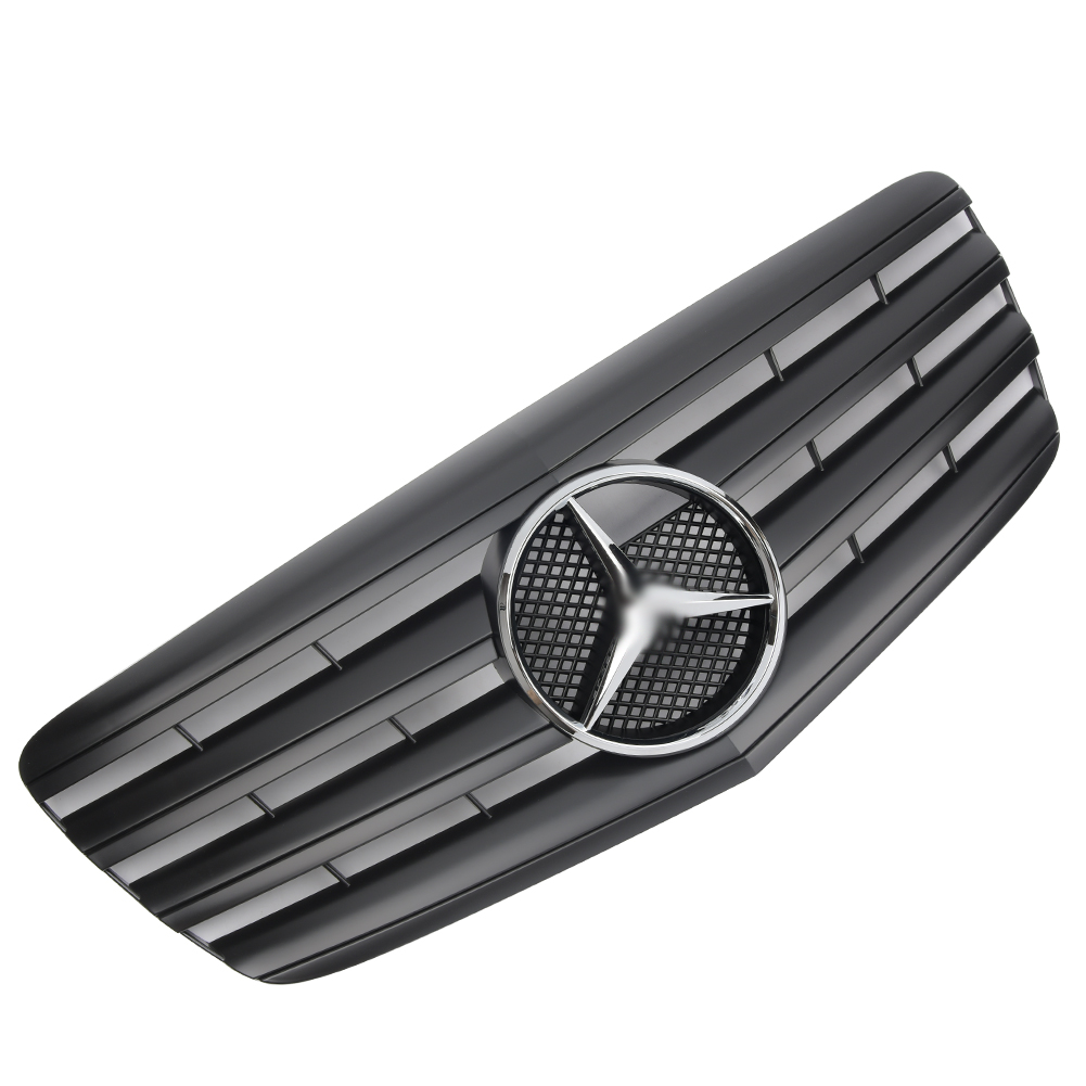 Griglia sportiva per Mercedes W211 S211 E 2006-2009 nero opaco AMG LOOK