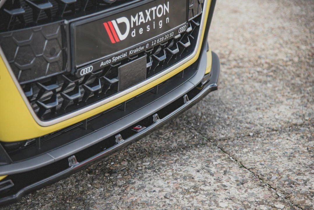 💕Splitter adatto per AUDI A1 S-LINE GB nero lucido 💕