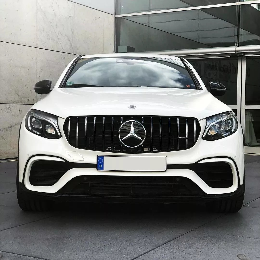 ⭐Calandre pour Mercedes GLC X253 C253 15-18 GT R Panamericana Look Chrome⭐