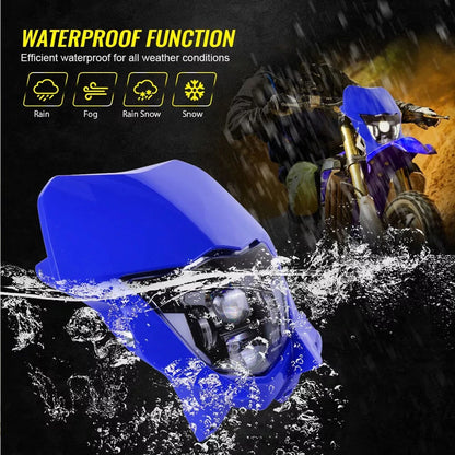 🔥Faro LED con Maschera – Yamaha WR250F / WR450F (2020–2024)🔥