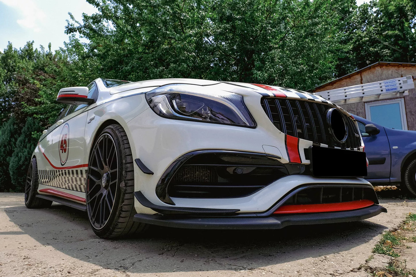 🤩Body Kit per Mercedes A W176 12-18 Facelift A45 Look Grille Gonne Paraurti🤩