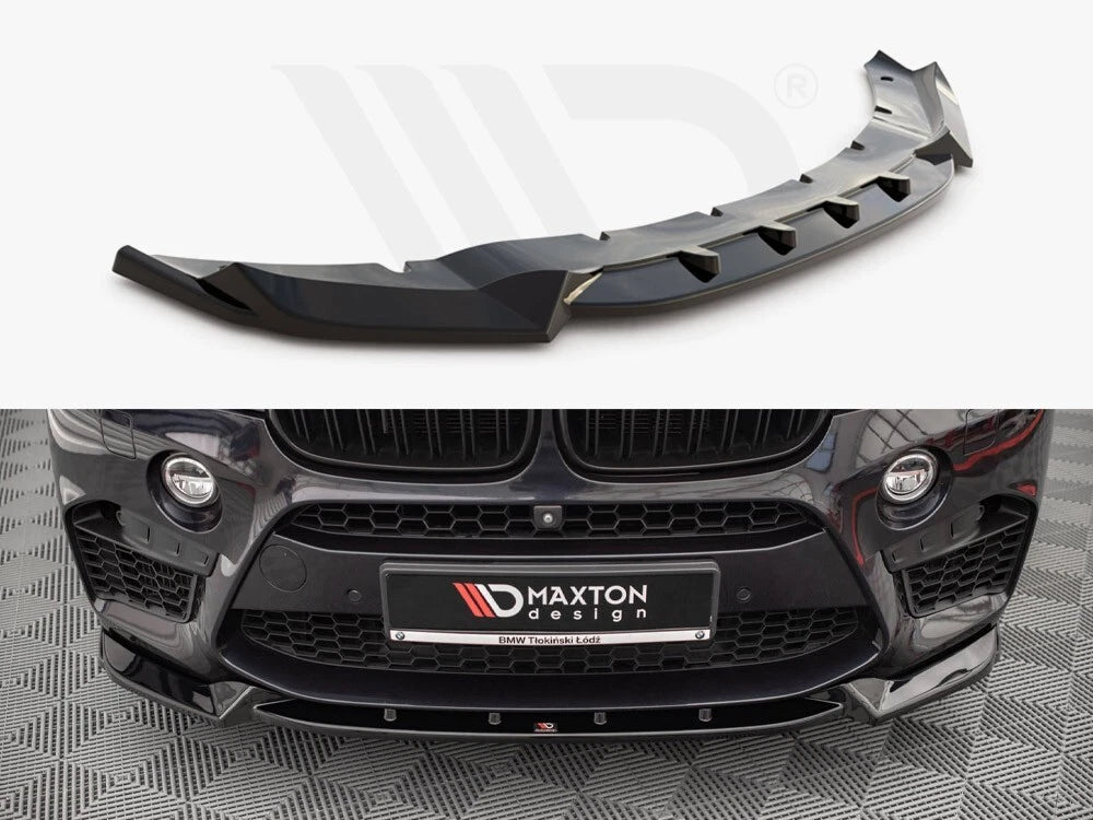 💕Splitter adatto per  BMW X5 M F85 (2014-2018)  nero lucido 💕