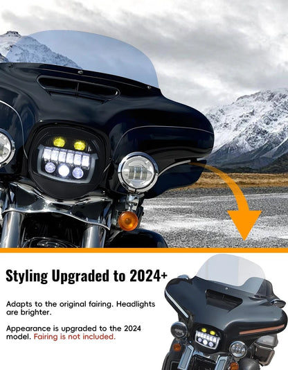 🔥Fari LED DRL + Fendinebbia + Abbaglianti – Harley-Davidson Street Glide🔥