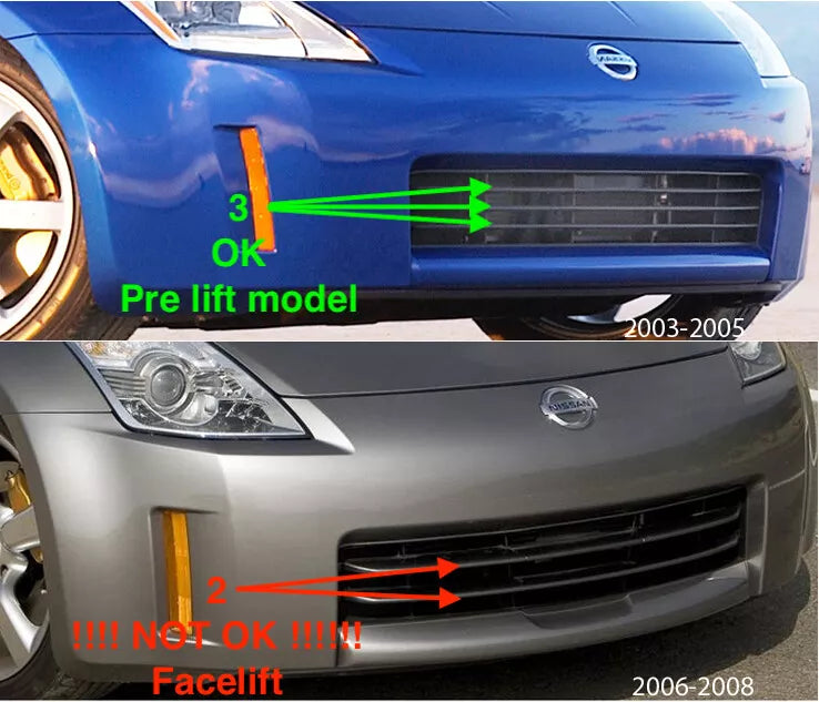 🔥KIT PARAURTI ANTERIORE PER NISSAN 350Z (2002-2006)🔥