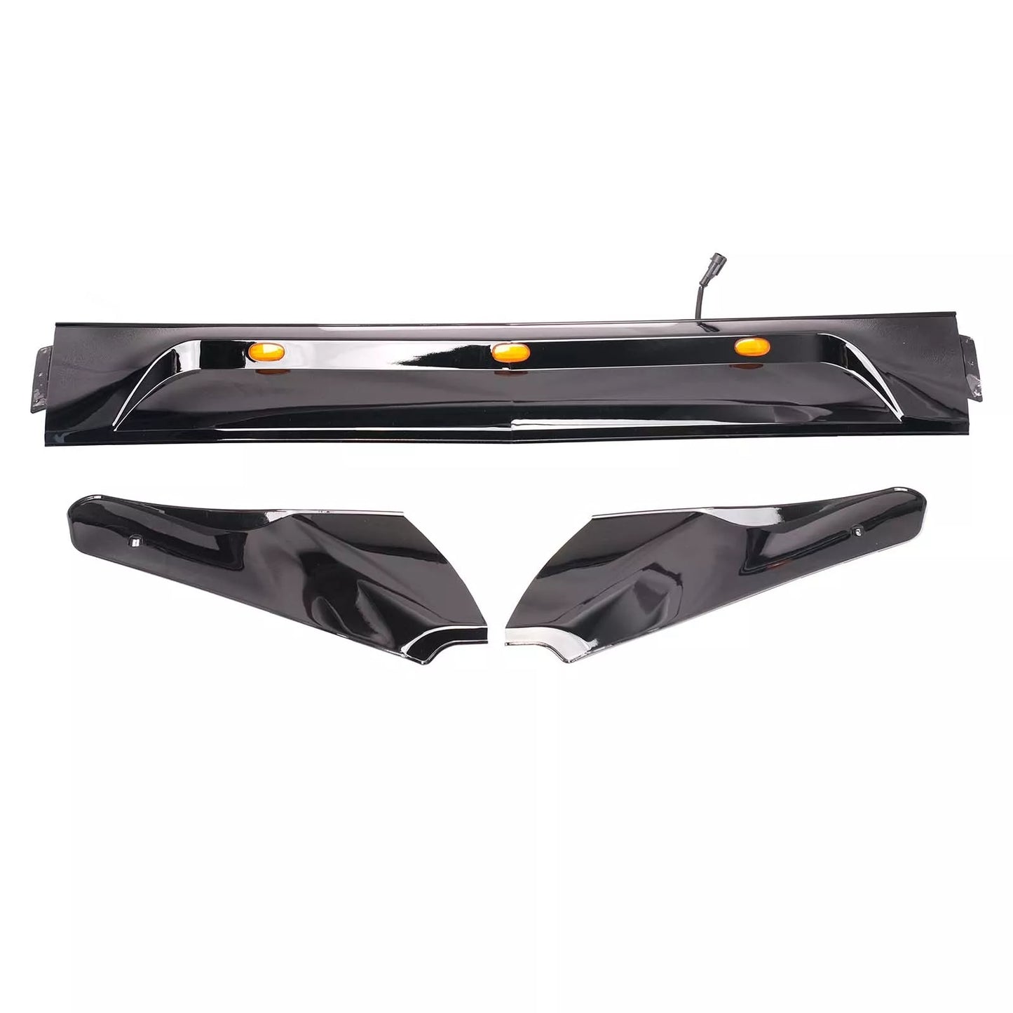 ❤️‍🔥Spoiler a LED labbro anteriore NERO LUCIDO per Mercedes Sprinter W906 ❤️‍🔥
