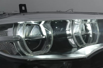 😎Fari LED Xenon Angel Eyes Cerchi 3D Double Halo per BMW X6 E71 08-12😎