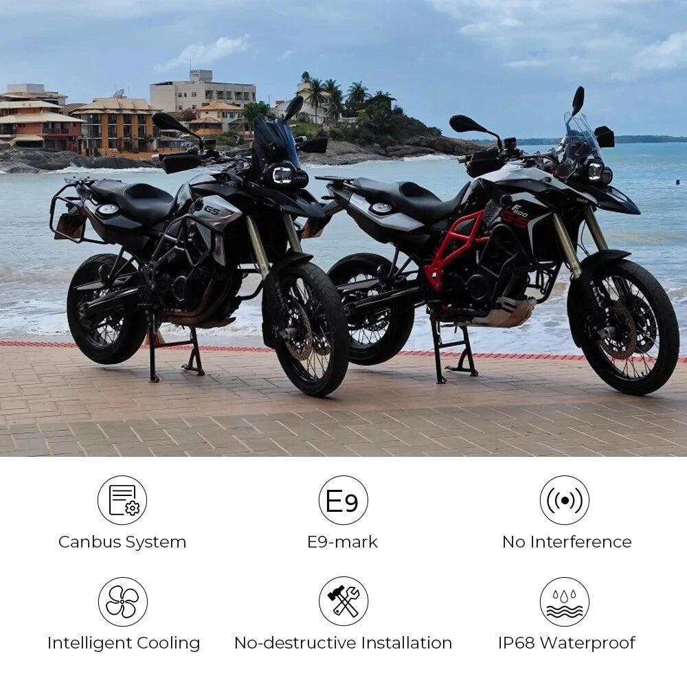 🔥Faro LED Omologato – BMW F800GS / F800GS Adventure / F800R / F700GS🔥