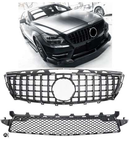 Griglia sportiva per Mercedes W218 CLS 2011-2014 PANAMERICANA AMG GT OPTIK