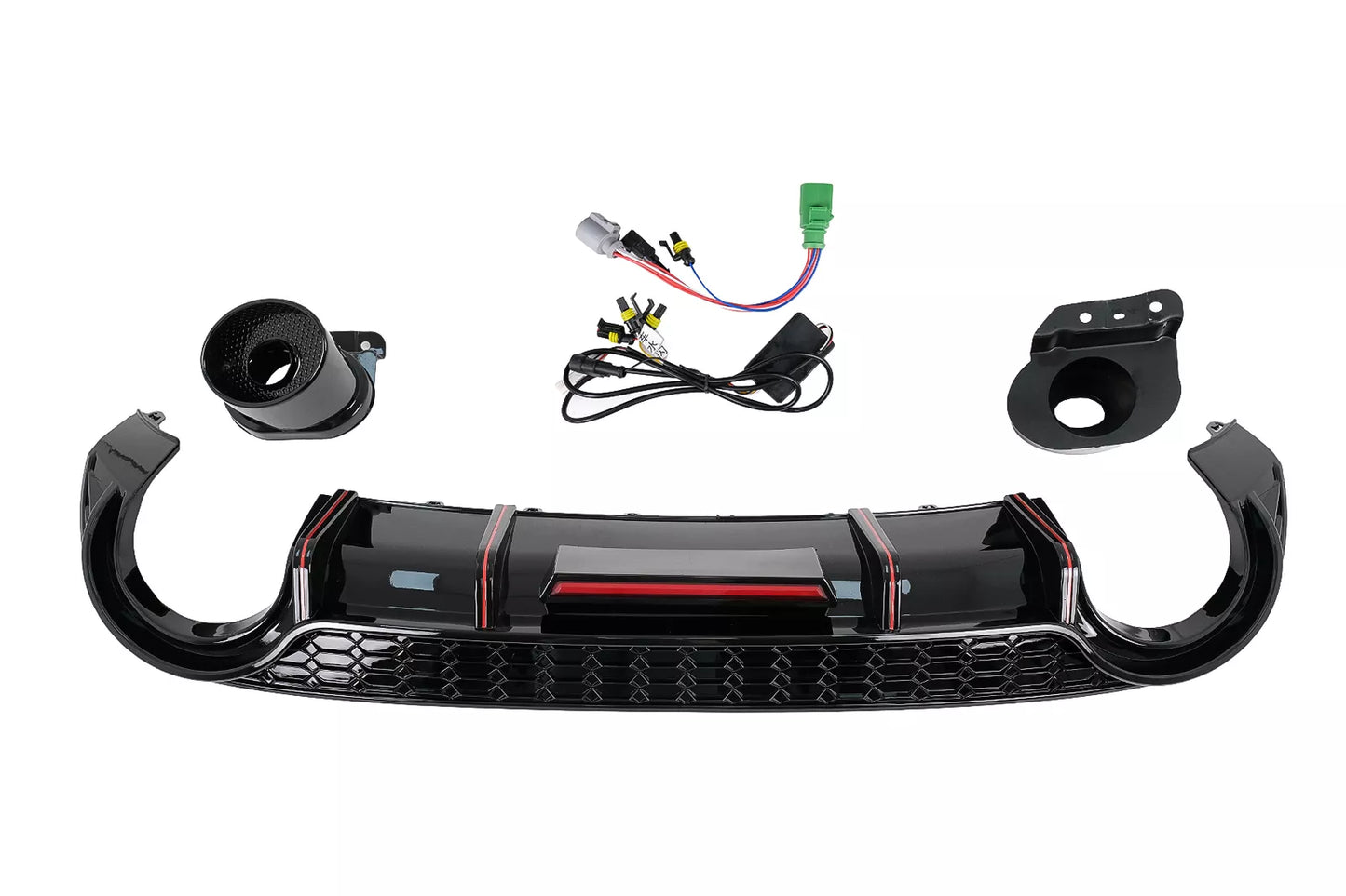 ⭐Diffusore per Audi A3 8Y Hatchback S-Line S3 2020- Suggerimenti Scarico⭐