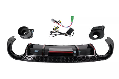 ⭐Diffusore per Audi A3 8Y Hatchback S-Line S3 2020- Suggerimenti Scarico⭐