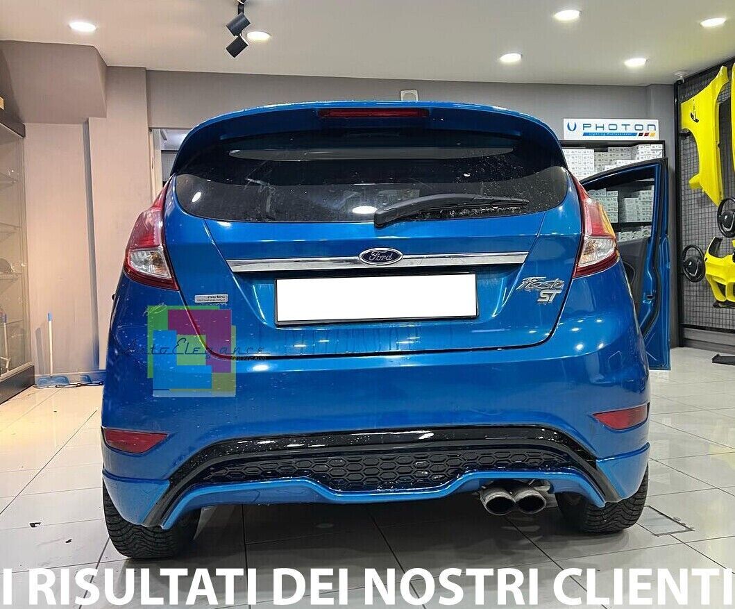 DIFFUSORE ADATTO PER FORD FIESTA FIESTA MK7 2008-2017 LOOK ST GREZZO