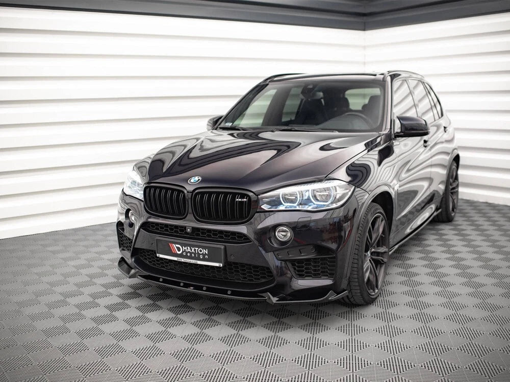 💕Splitter adatto per  BMW X5 M F85 (2014-2018)  nero lucido 💕