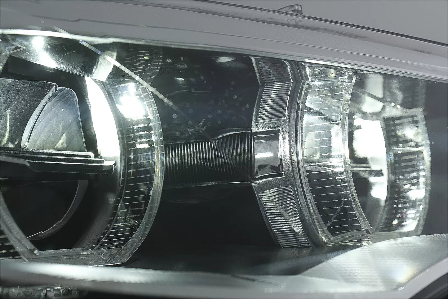 😎Fari LED Xenon Angel Eyes Cerchi 3D Double Halo per BMW X6 E71 08-12😎