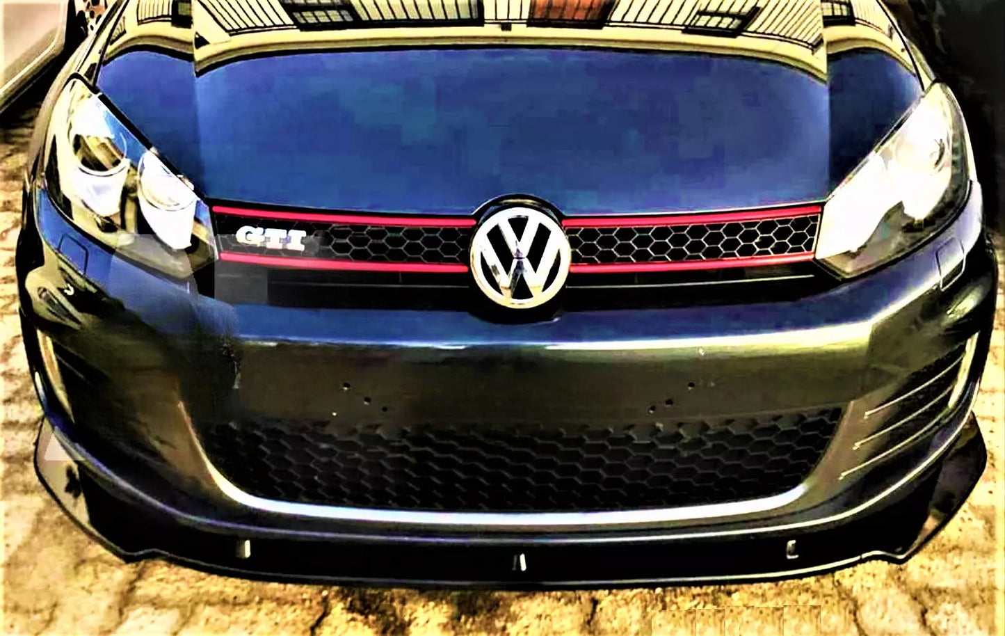 💎Carbon Fiber Splitter Fit For VW Golf MK6 GTD GTI 2008-2013💎