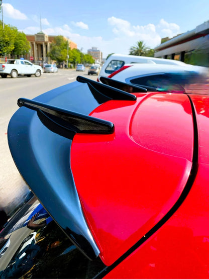 😎Glossy Black Spoiler Kit Suitable For AK VW Golf MK6 GTD GTI R20 R😎 