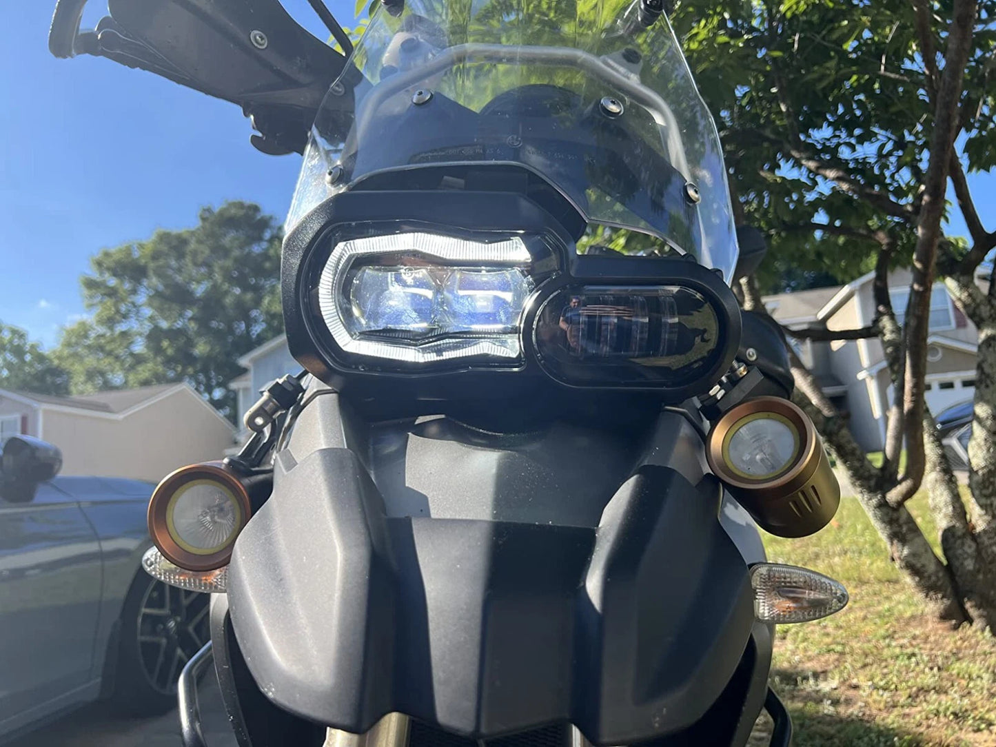 🔥Faro LED Omologato – BMW F800GS / F800GS Adventure / F800R / F700GS🔥