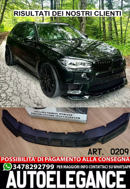0209 Splitter anteriore adatto per BMW X5 M F85 / X6 M F86 2014-2018-