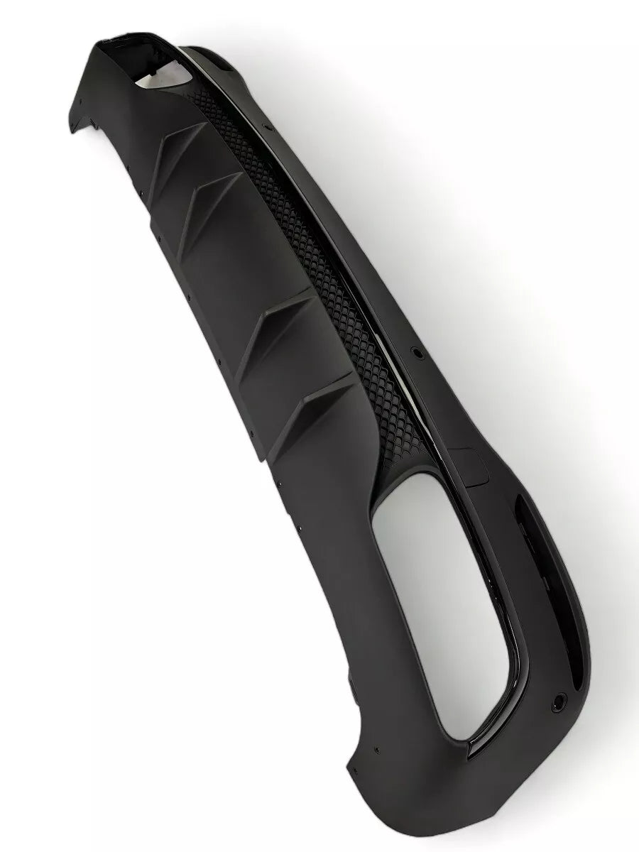 Diffusore+ terminali di scarico NERO ADATTO PER  Mercedes W167 GLE SUV